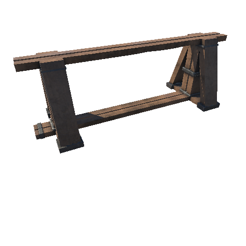 Wooden Beam Support 03